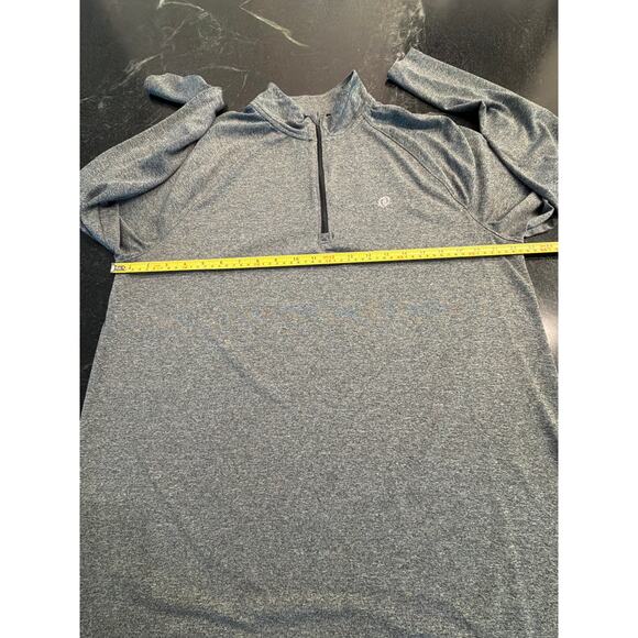 SB Tech coolplay L/S gray 1/4 zip baselayer LT - Picture 4 of 6
